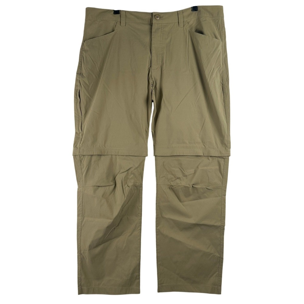 Eddie‎ Bauer Convertible Tech Pants Mens 38x28 Khaki Hiking Outdoor